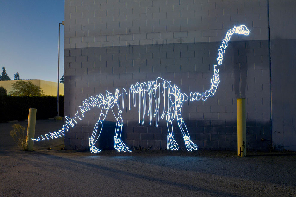 Dinosaur Light Paintings_6