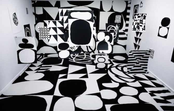 Bold Black and White Exhibition