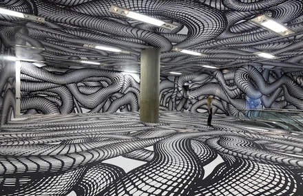 Geometric Pattern Installation