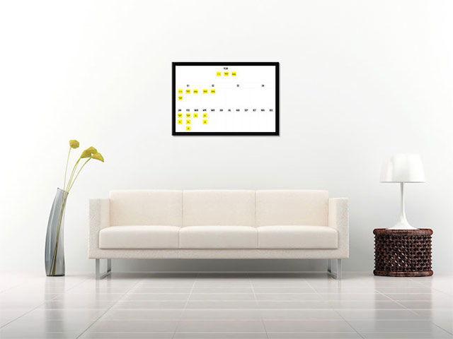 Goal Board Calendar by Linear Calendar