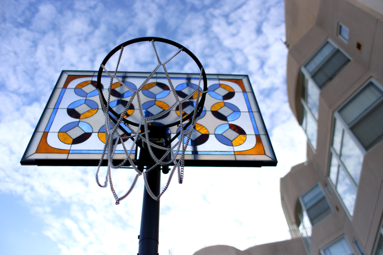 Hand Made Stained Glass Basketball Backboards_3