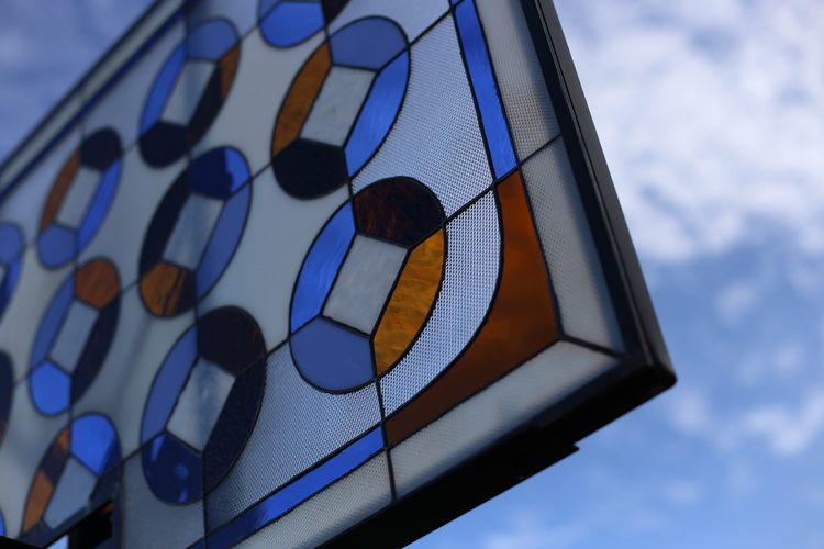 Hand Made Stained Glass Basketball Backboards_5