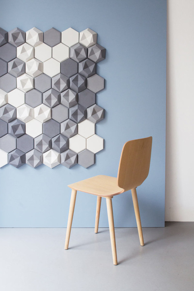 Hexagonal Wall Tiles by Kaza Concrete-2