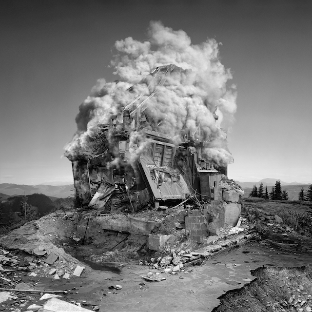 Hyper Collages of Black And White Architecture Photos by Jim-Kazanjian