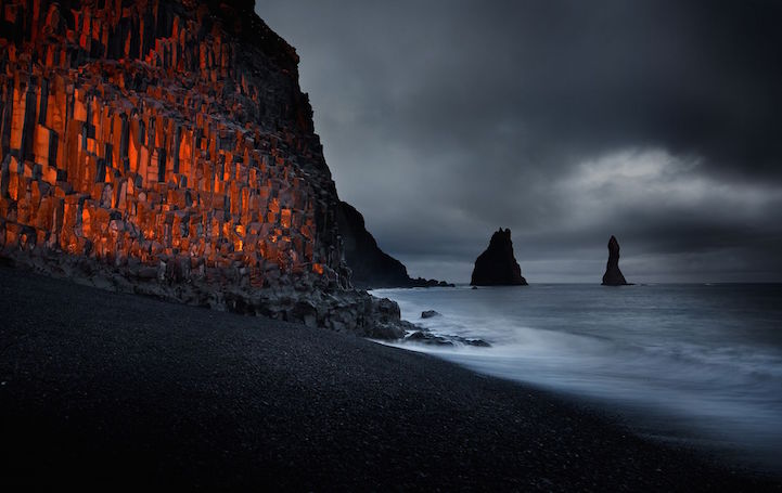 Icelandic Beach by Samuel Feron