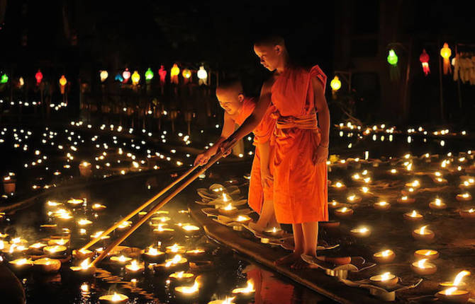 Loi Krathong Festival in Thailand