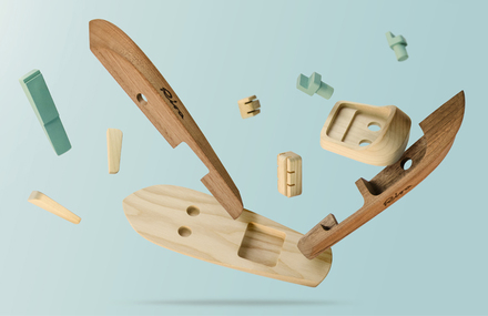 Miniature Wooden Toy Boats