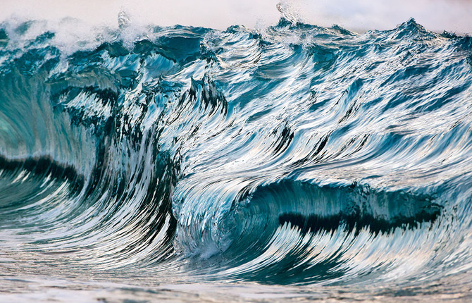 Ocean Waves Frozen in Time