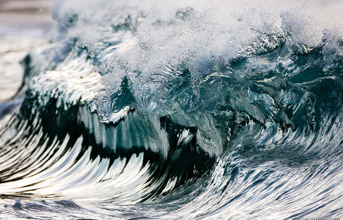 Ocean Waves Frozen in Time