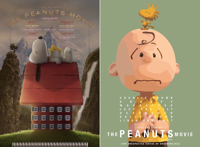 Oscars Movie Posters Revisited with Snoopy-1