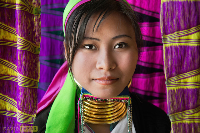 Padaung Tribe Lady Portrait