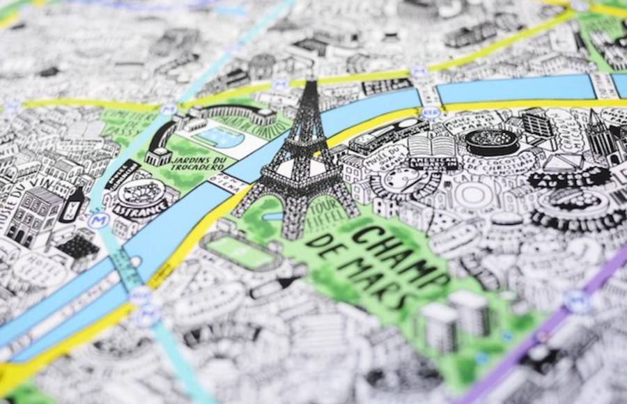 Paris Mapped in Style