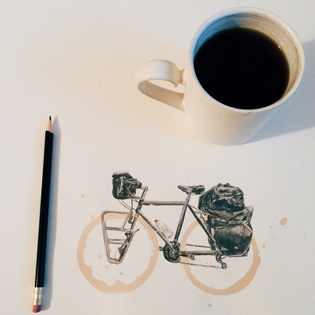 Pencil Drawings and Coffee Marks-10