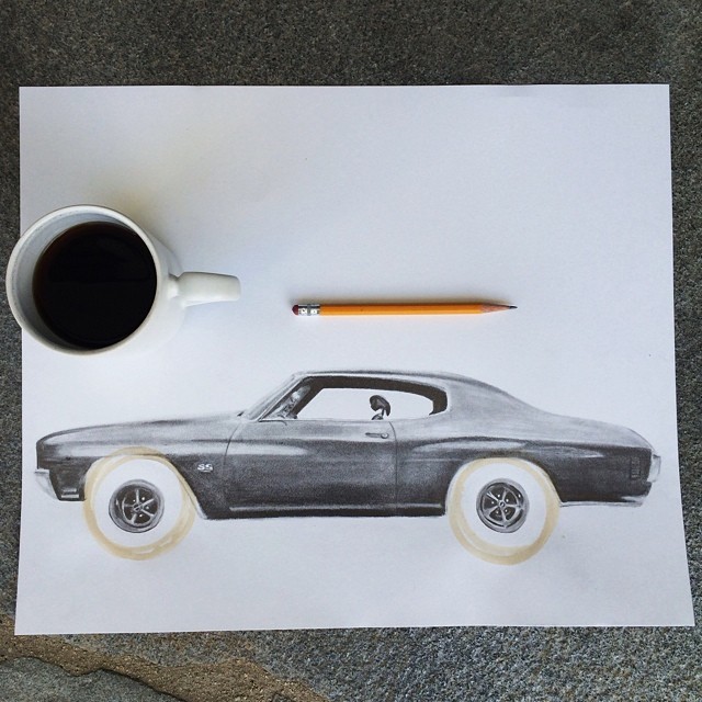 Pencil Drawings and Coffee Marks-9