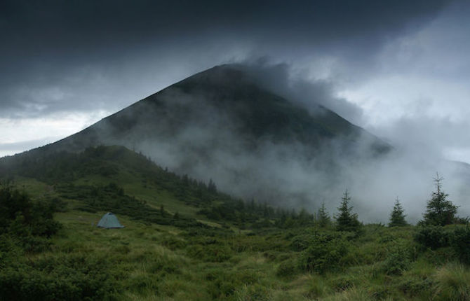 Tents in Breathtaking Landscapes