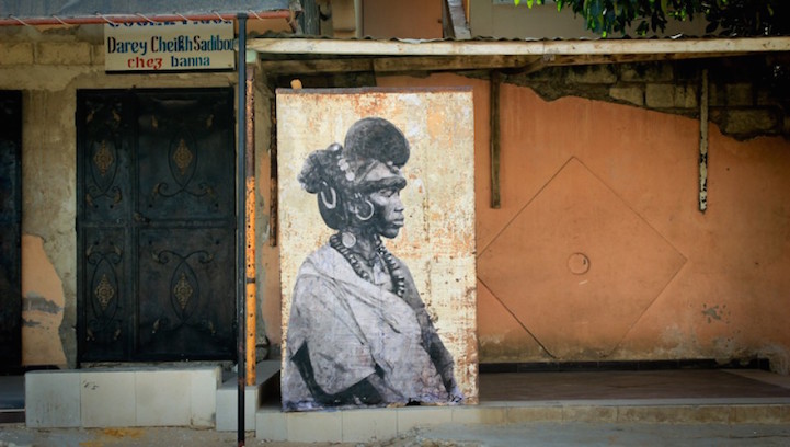 Portraits of African Female Warriors by Street Artist YZ_2