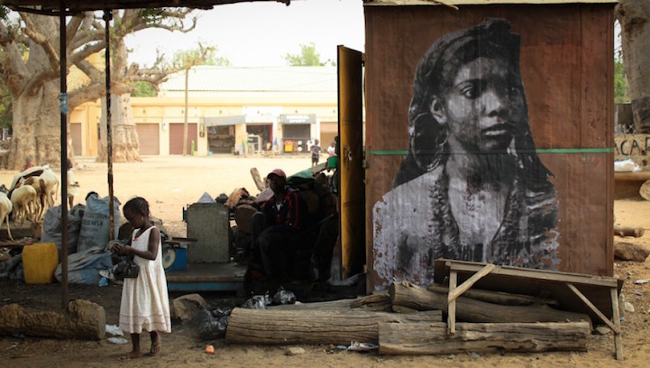 Portraits of African Female Warriors by Street Artist YZ_5