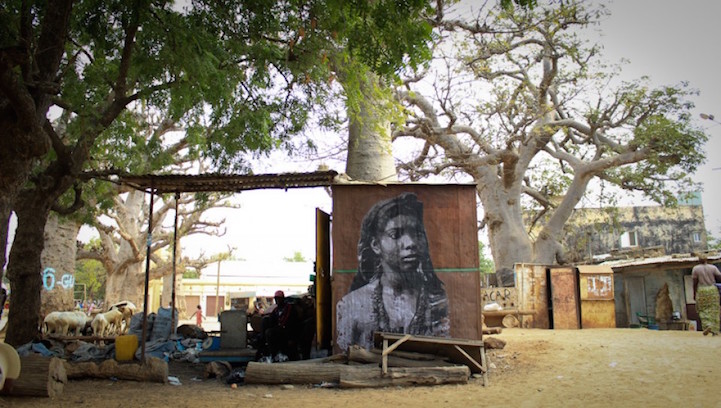 Portraits of African Female Warriors by Street Artist YZ_6