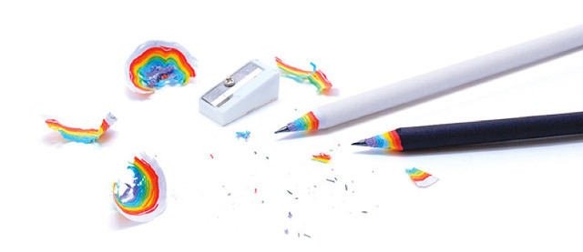 Rainbow Pencils by Duncan Shotton