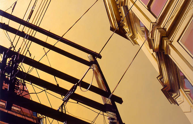 Realistic Urban Paintings by Graeme Berglund