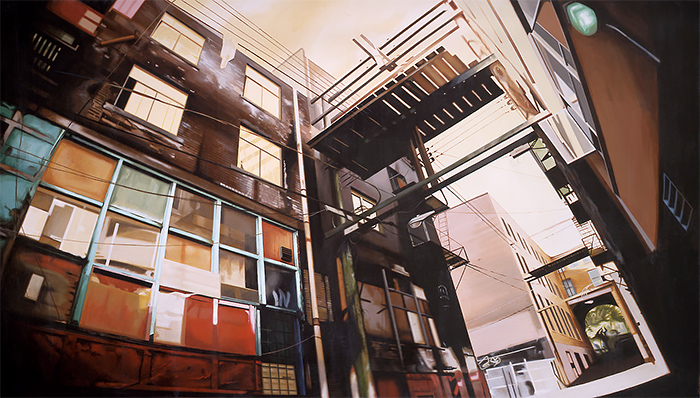 Realistic Urban Paintings by Graeme Berglun_8