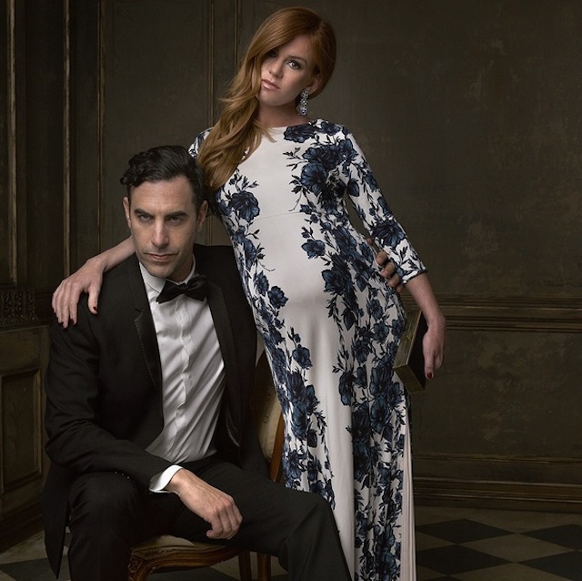 Sacha Baron Cohen and wife Isla Fisher