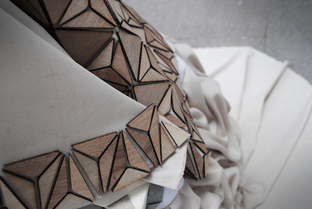 Sculptural Geometric Dress-00