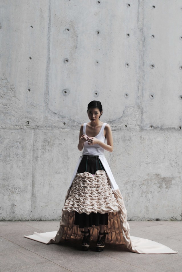 Sculptural Geometric Dress Media
