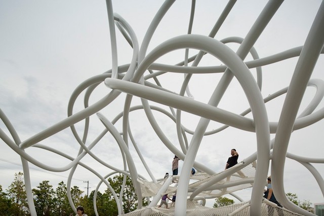 Sculptural Playground Loops in Japan-8