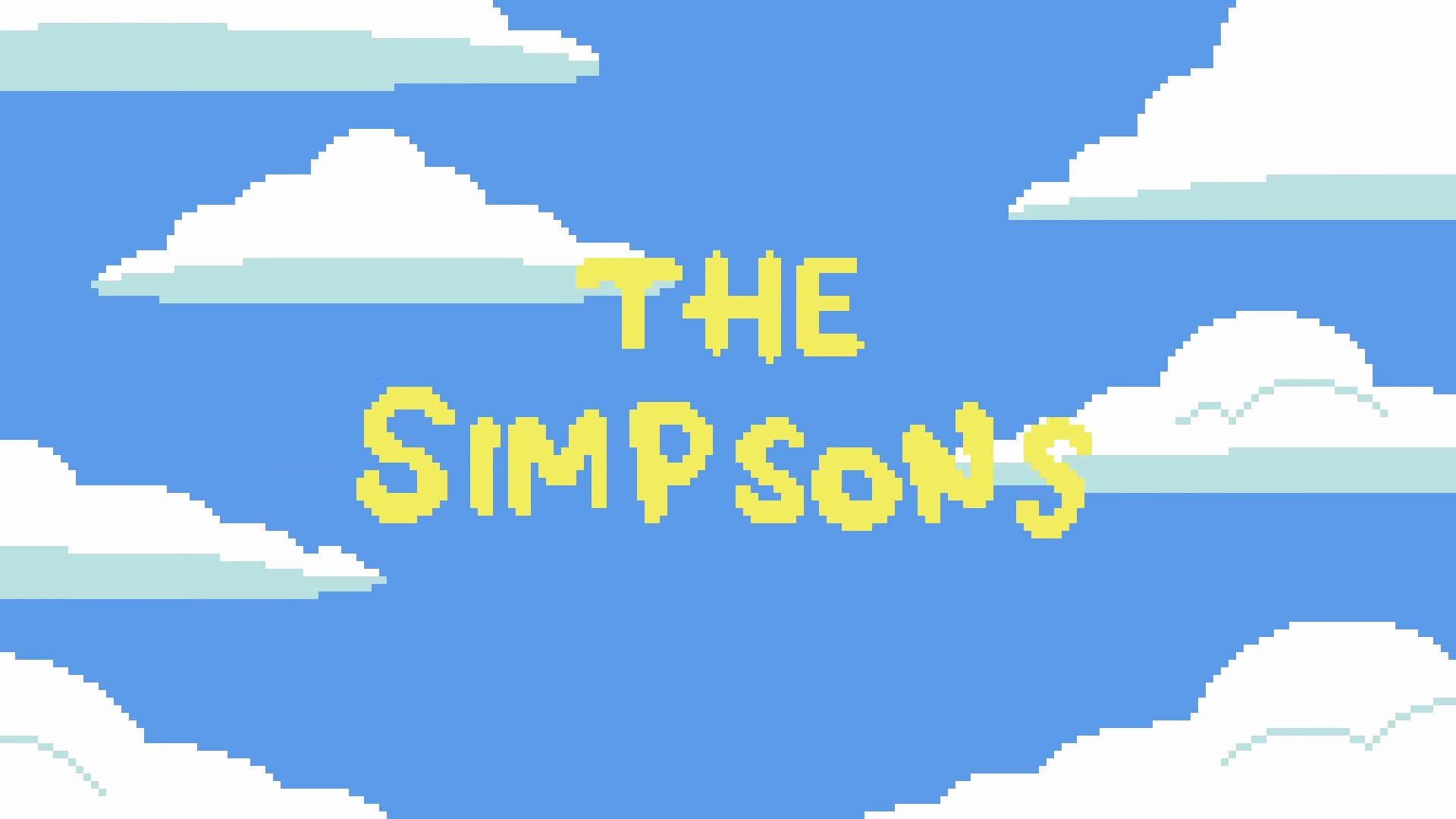The Simpsons Opening In Pixel Art Fubiz Media 