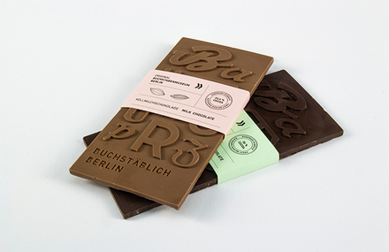 Typographic Chocolate Bar