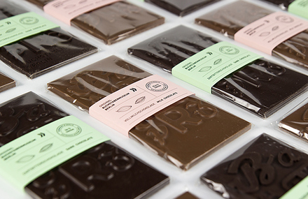 Typographic Chocolate Bar