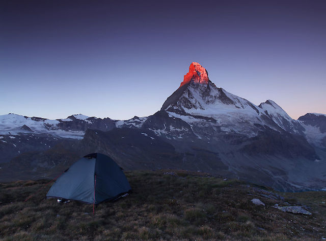 Under Matterhorn, 2,600m Valais Alps, Switzerland - copie