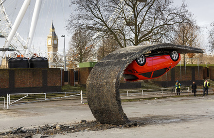 Vauxhall Motors Installation by Alex Chinneck