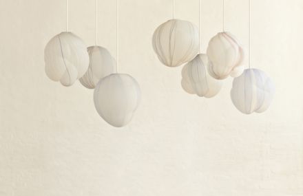 Suspended Clouds Lamps in Glass