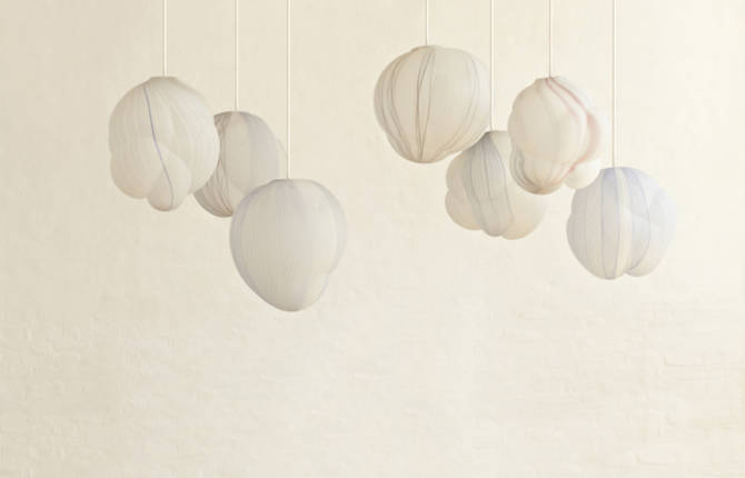 Suspended Clouds Lamps in Glass