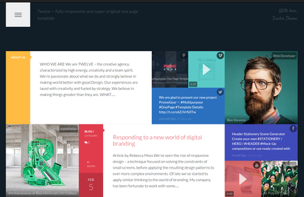 Twelve — Original & Creative WordPress Theme
