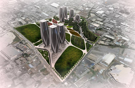 Athens Vision, Urban Park and Towers in Athens by LC Architects