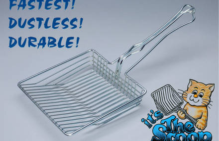 New Cat Litter Scoop is Catching Fire on Kickstarter!