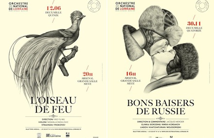 National Orchestra of Lorraine Illustrated Posters