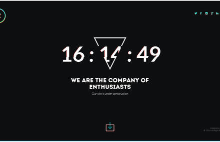 E.T. — Dynamic & Responsive Coming Soon Template