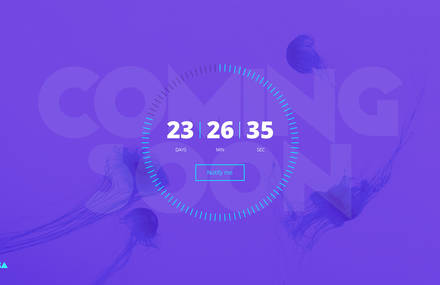 Medusa – Flat & Minimal Coming Soon Template