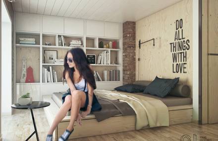 Haruki’s apartment by The Goort