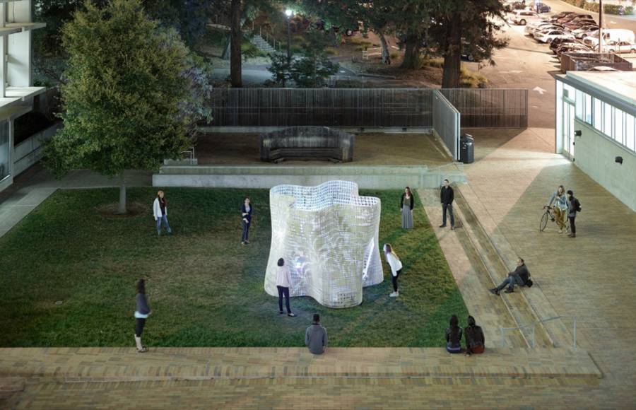 3D Printed Cement Pavilion