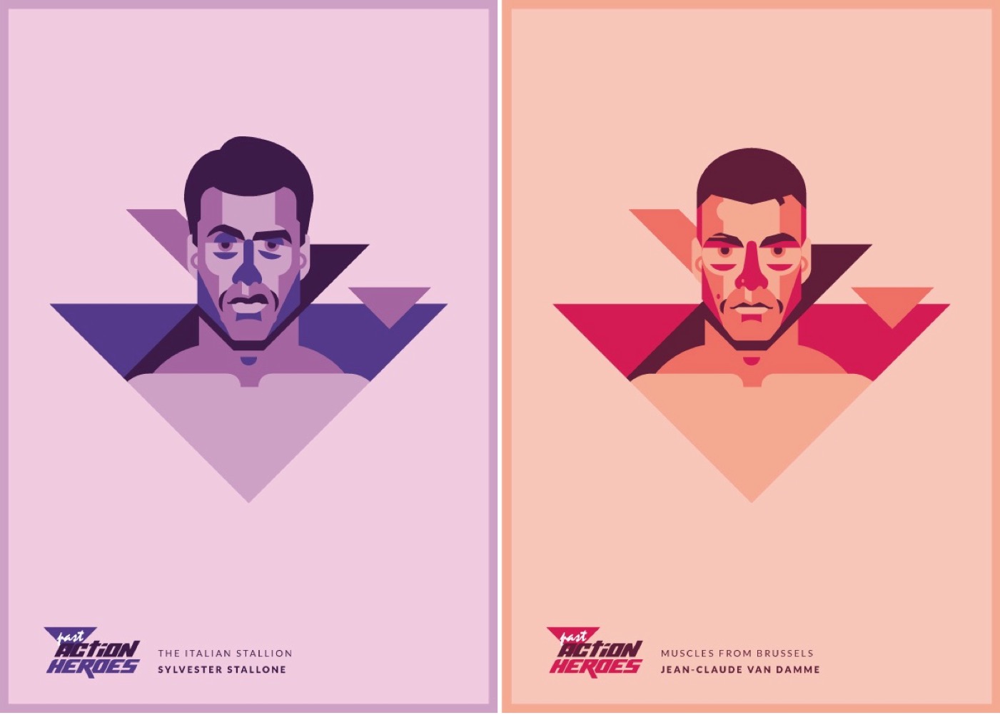 Animated Illustrations Pay Tribute To Past Action Heroes_0