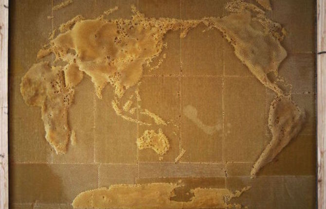 Beeswax Maps Of The World