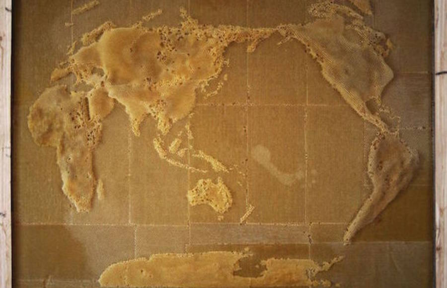 Beeswax Maps Of The World