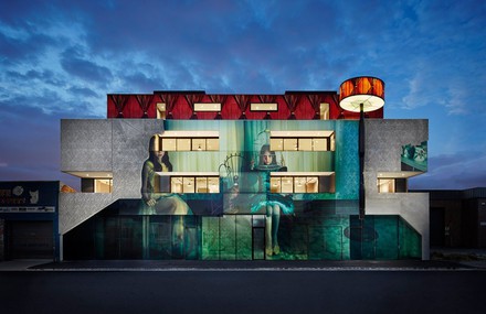 Building Façade Covered by Samantha Everton