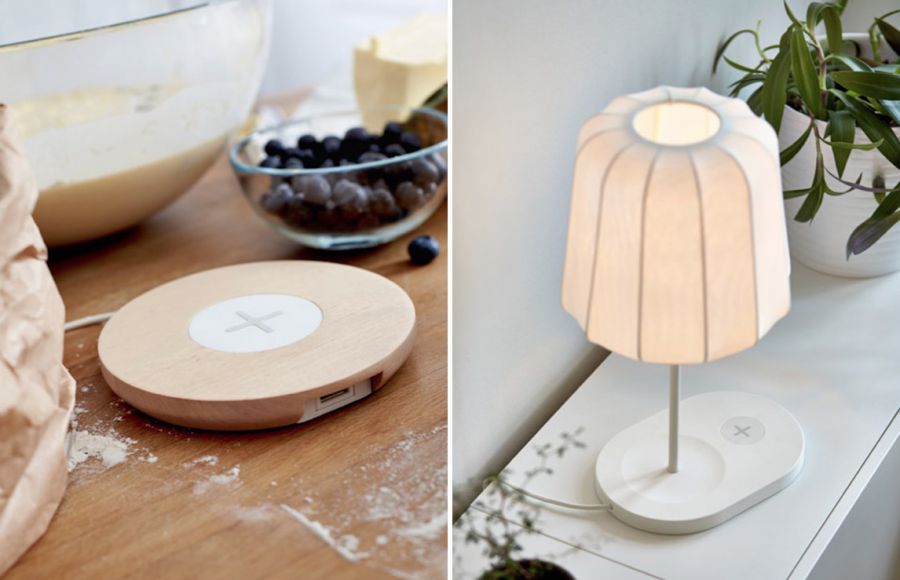 Furniture Charging Devices Wirelessly by IKEA