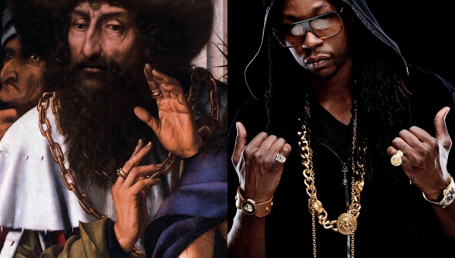 Hip Hop Stars Classical Paintings_6